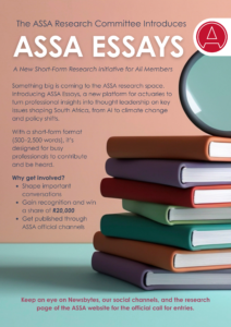 ASSA Introduces Essays Competitions!